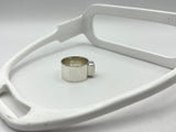 Wide Band Peridot Ring | Sterling Silver