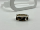 Wide Band Horsehair Ring