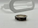 Wide Band Horsehair Ring