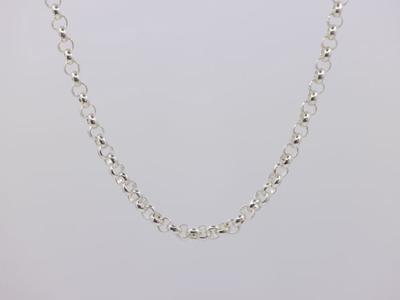 Medium Round Belcher Chain | Sterling Silver from Chele Clarkin Jewellery