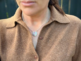 Horseshoe with Rose Quartz Belcher Chain Necklace