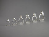 SMALL Stirrup Pendant and Chain Set