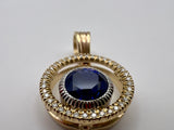 Tanzanite and Diamond Pendant