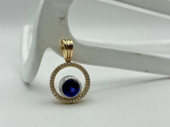 Tanzanite and Diamond Pendant