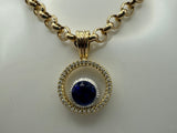 Tanzanite and Diamond Pendant