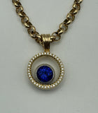 Tanzanite and Diamond Pendant