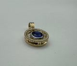 Tanzanite and Diamond Pendant