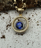 Tanzanite and Diamond Pendant