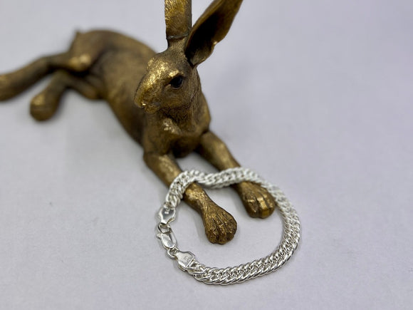 Double Curb Chain Bracelet | Medium 8mm from Chele Clarkin Jewellery