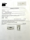 Platinum Band with Shot Set Diamonds | End of Line