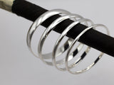 Plain Half Round Bangle | 3.5mm Youth/Adult