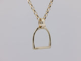 Fine Stirrup Pendant available from Chele Clarkin Jewellery