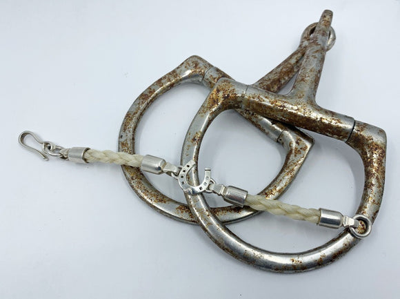 Horsehair with Horseshoe Bracelet from Chele Clarkin Jewellery