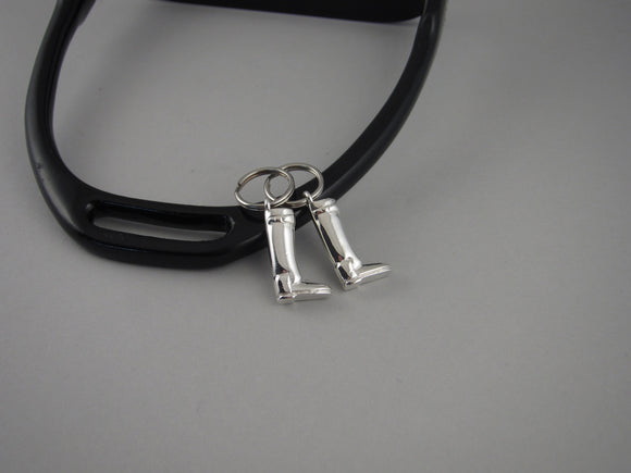 Silver Riding Boots Boot Zip Pendants by Chele Clarkin