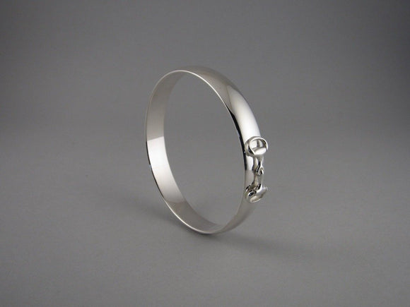 Half Round Bangle Large from Chele Clarkin Jewellery