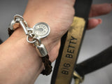 Horsehair Bracelet with Disc Tag Charm from Chele Clarkin Jewellery