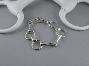 Loose Ring Snaffle Bit Bracelet by Chele Clarkin Jewellery