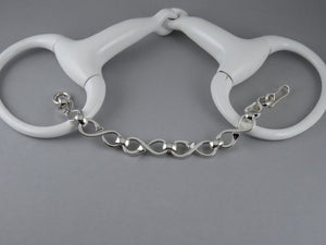 Infinity Horseshoe Nail Bracelet in Sterling Silver by Chele Clarkin