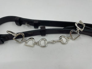 Snaffle and Stirrups Bracelet | Large 21mm from Chele Clarkin Jewellery
