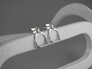 Stirrup Stud Earrings from Chele Clarkin Jewellery