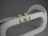 Stirrup Stud Earrings from Chele Clarkin Jewellery