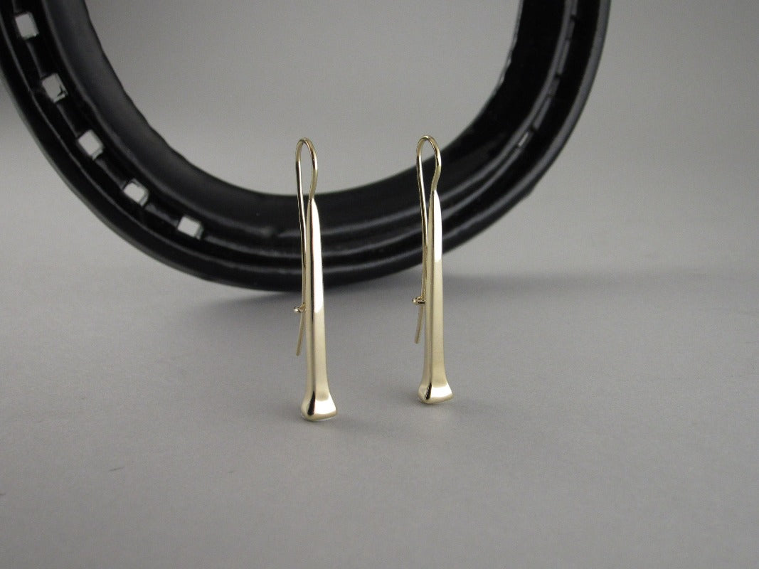 Horseshoe drop earrings hot sale