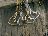 Nail Heart Pendant from Chele Clarkin Jewellery