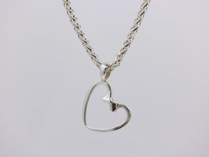 Nail Heart Pendant | Large 36mm from Chele Clarkin Jewellery