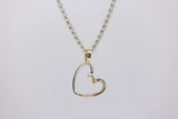Nail Heart Pendant | Large 36mm from Chele Clarkin Jewellery