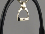 Large Stirrup Pendant with Diamonds from Chele Clarkin Jewellery