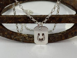Dog Tag Pendant | Small 20mm | Chain Bundle from Chele Clarkin Jewellery