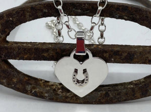 Heart Tag Pendant size Medium from Chele Clarkin Jewellery