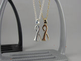Nail Ribbon Pendant from Chele Clarkin Jewellery