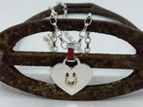 Heart Tag Pendant size Medium from Chele Clarkin Jewellery