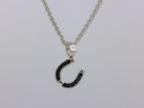 Horsehair Shoe Pendant available from Chele Clarkin Jewellery