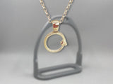 Oval Nail Pendant from Chele Clarkin Jewellery