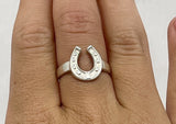 Detailed Horseshoe Ring from Chele Clarkin Jewellery