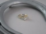 Double Horseshoe Nail Ring with Diamonds from Chele Clarkin Jewellery