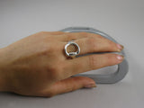 Half Snaffle Bit Ring | Large 18mm from Chele Clarkin Jewellery