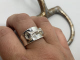 Concave Ring with Snaffle from Chele Clarkin Jewellery