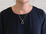 Small Oval Belcher Chain | Gold from Chele Clarkin Jewellery