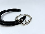 Horsehair Shoe + Round Belcher Chain Bracelet from Chele Clarkin Jewellery