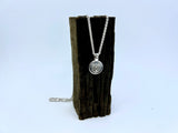 Disc Tag Pendant with Diamond and Chain Set from Chele Clarkin Jewellery