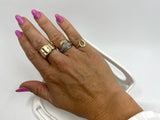 Horseshoe Ring with Diamonds | Small 11mm from Chele Clarkin Jewellery