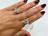 Horseshoe Ring with Morganite and Diamonds from Chele Clarkin Jewellery
