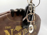 Rugby Ball Keyring from Chele Clarkin Jewellery