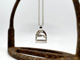 LARGE Stirrup Jumping Horse Pendant from Chele Clarkin Jewellery