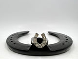 Horseshoe Ring with Diamonds | Large 17.3mm from Chele Clarkin Jewellery