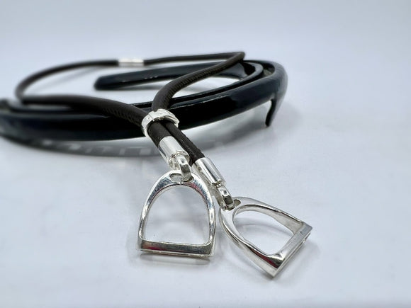Stirrups and Leather Necklace | Lynaire Kibblewhite from Chele Clarkin Jewellery