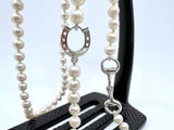 Freshwater Pearls with Small Snaffle and Horseshoe from Chele Clarkin Jewellery
